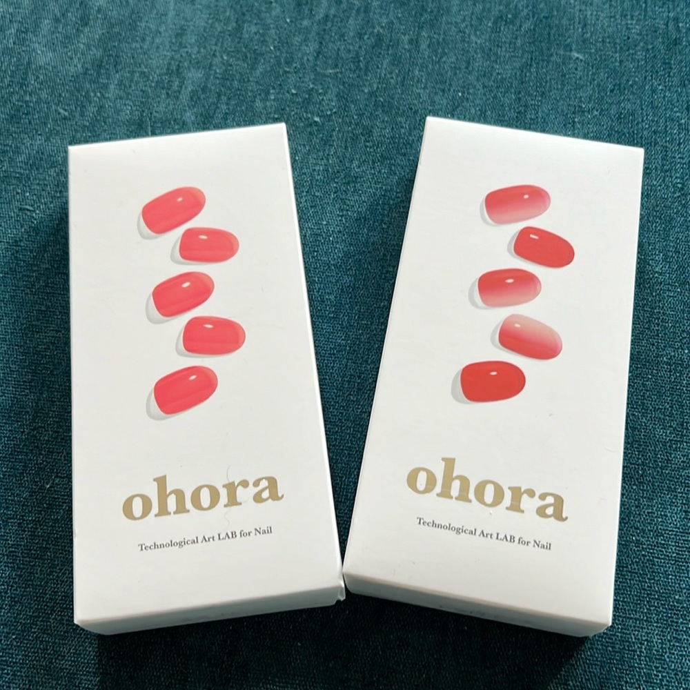 Two Sets Ohora Gel Nail Strips - New